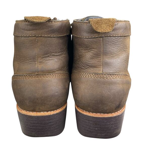 Worx X Red Wing Women’s Brown Steel Toe Heeled Work Boot Size 9.5 W - Picture 8 of 10